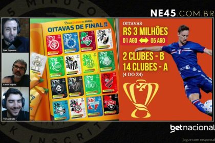 Oitavas da Copa do Brasil 2026 estão definidas; Série A domina e Série B marca presença