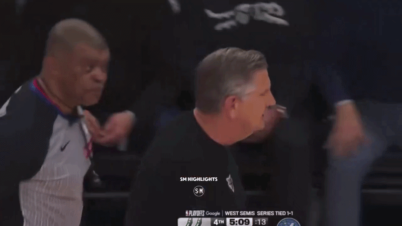 Árbitro avança em técnico em jogo em que Wembanyama faz 39; Spurs vencem Timberwolves por 115 a 108