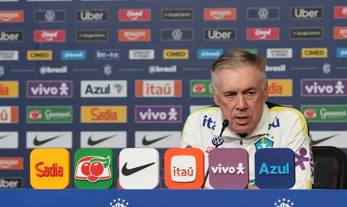 Copa 2026: Ancelotti define Brasil para estreia