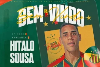 Sampaio Corrêa apresenta o atacante Hitalo Sousa visando o mata-mata da Série D