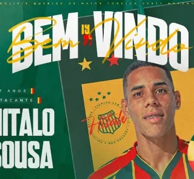 SAMPAIO CORREA CONTRATA ATACANTE HITALO SOUSA