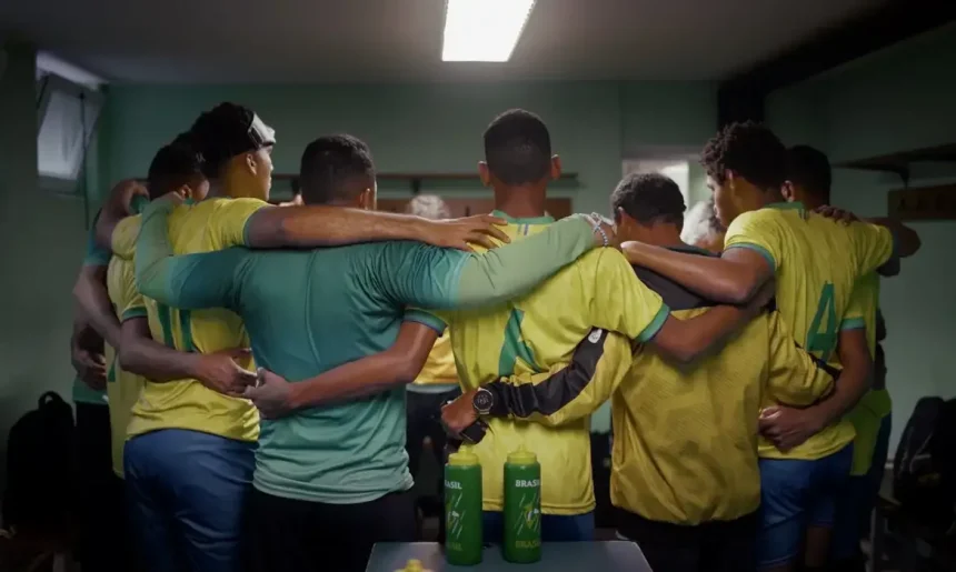 Também penta, seleção de futebol de cegos terá filme exibido nos EUA