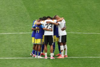 Alemão e rival oram juntos após goleada de 7 a 1 na Copa 2026