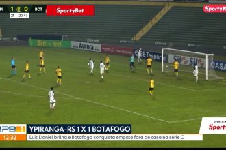 Botafogo-PB marca 63% dos gols no 1º tempo, mas segue sem vencer na Série C