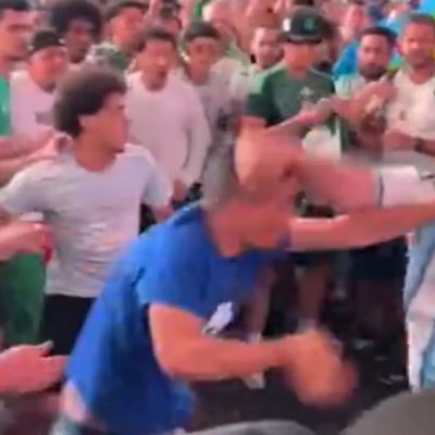 briga entre torcedores de argentina e arg lia agita times sq 20260616
