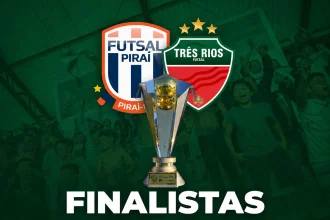 Piraí e Três Rios decidem a Copa Rio Sul de Futsal 2026 neste sábado, às 14h30