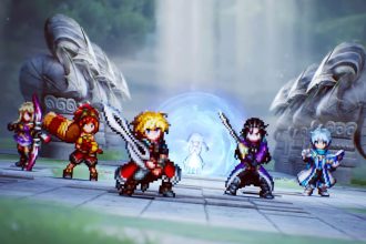 Final Fantasy Resonance traz combate clássico por turnos em visual HD-2D
