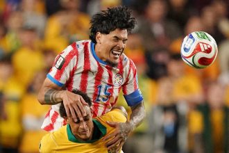 Gustavo Gomez confia na classificação do Paraguai após empate com a Austrália