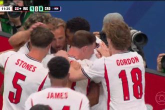 Harry Kane marca dois gols e lidera Inglaterra sobre Croácia na Copa
