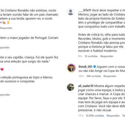jo o neves causa pol mica ao tratar ronaldo como mais um ap 20260619