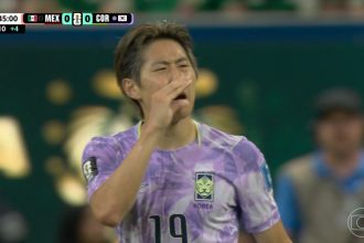 Lee Kang-in e mexicano trocam provocações em jogo da Copa do Mundo