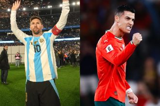 Messi bate recorde e entra em campo pela 6ª Copa do Mundo