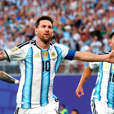 messi faz hat trick e argentina estreia com goleada na copa 20260617