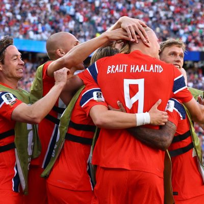 noruega vence iraque com gol de haaland que joga com nome du 20260617