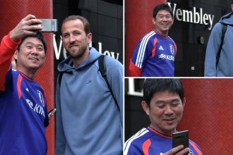Técnico japonês tira selfie com Kane e viraliza na Copa