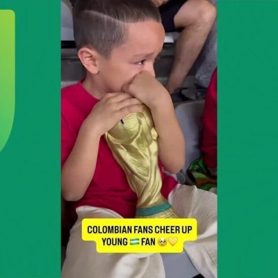 torcedores colombianos consolam crian a uzbeque em cena de f 20260618