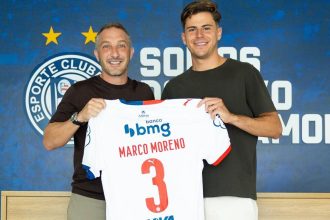 Bahia confirma contratação do zagueiro espanhol Marco Moreno até 2031