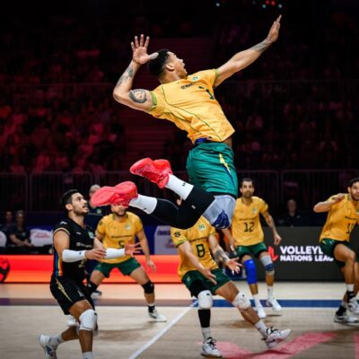 brasil enfrenta fran a na liga das na es masculina de v lei 20260715