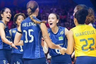 Brasil vence Japão na 3ª etapa da Liga das Nações Feminina de Vôlei