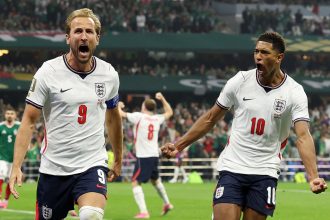 Inglaterra supera México e avança às quartas de final da Copa do Mundo