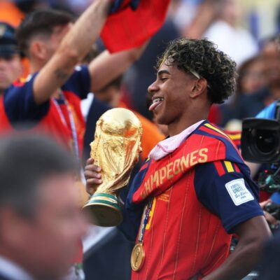 Jogadores da Espanha receberão 756 mil euros por título da Copa do Mundo