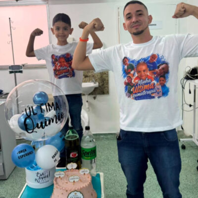 Menino de 6 anos vence câncer e família faz carreata em Aracaju