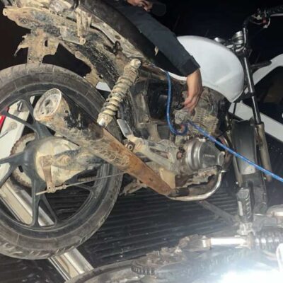 PM encontra moto sem placas e apreende veículo em Itaporanga