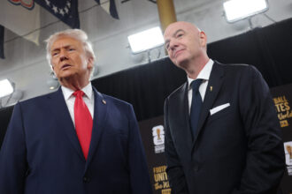 Trump e Infantino destacam sucesso da Copa do Mundo em evento em Nova York