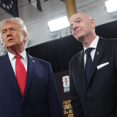 trump e infantino destacam sucesso da copa do mundo em event 20260717