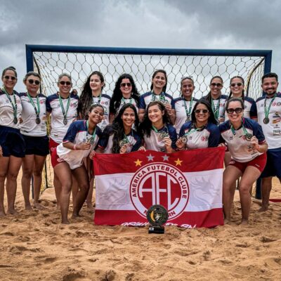 América-RN domina etapa feminina do Circuito Brasileiro de handebol de praia