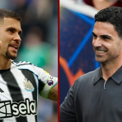 Arteta confirma Bruno Guimarães como titular e exalta sua intensidade
