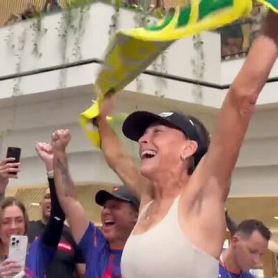 Débora Simas bate recorde mundial: 866,21 km em esteira em uma semana