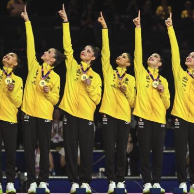 Ginástica rítmica: Brasil conquista dois ouros e vaga para Los Angeles-2028