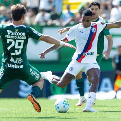 Giovanni brilha; Bahia arranca empate por 3 a 3 na Arena Condá