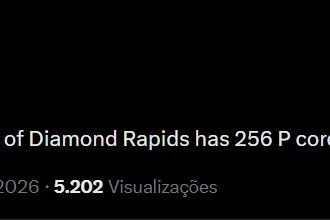 Intel pode lançar Xeon 7 Diamond Rapids com até 256 núcleos de desempenho