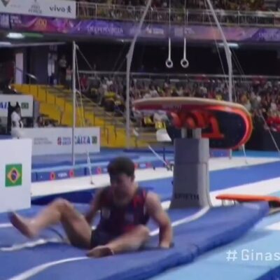 Juliano Oliva falha segundo salto, garante prata no Brasileiro