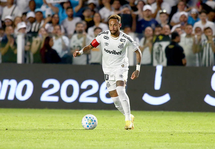 Neymar faltou a 12 dos 15 clássicos do Santos desde 2025