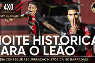 Vitória humilha Athletico-PR: 4 a 0 no Barradão e vaga nas quartas