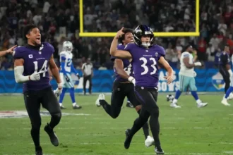 No último segundo, Baltimore Ravens batem Dallas Cowboys no Rio
