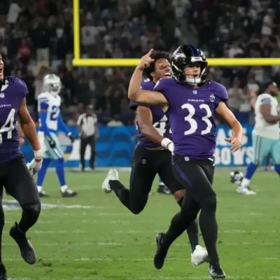 No último segundo, Baltimore Ravens batem Dallas Cowboys no Rio