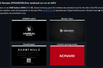 Fork do KyTyPlus faz remake de Silent Hill 2 rodar em Radeon 840 integrada