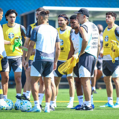 Grêmio faz último teste no CT Luiz Carvalho antes do duelo com o Remo