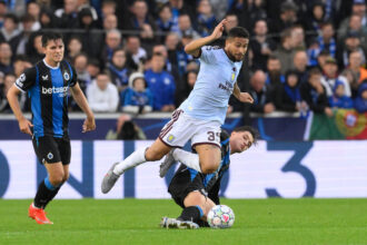 João Gomes estreia na Champions com assistência; Aston Villa bate Club Brugge