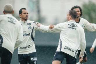 Lima treina no Santos e é relacionado por Cuca para enfrentar o Inter