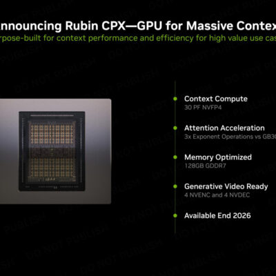 NVIDIA pode reativar Rubin CPX com HBM4 e racks de até 256 GPUs