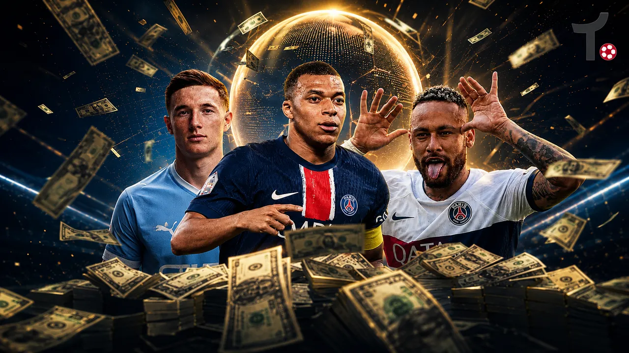 Premier League infla mercado e Neymar segue no topo com €222 mi