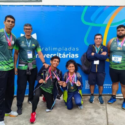 Ufac garante vice nas Paralimpíadas Universitárias com 24 medalhas