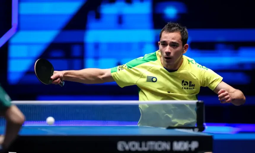 Após 2 vitórias, Calderano encara alemão nesta quinta no China Smash