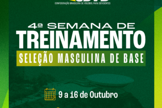 Seleção Brasileira Masculina de Vôlei Sentado de Base realiza mais uma semana de treinamento em Niterói