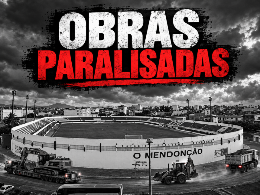 Obras paradas e nenhuma melhoria concluída: o que está acontecendo no Estádio Etelvino Mendonça?
